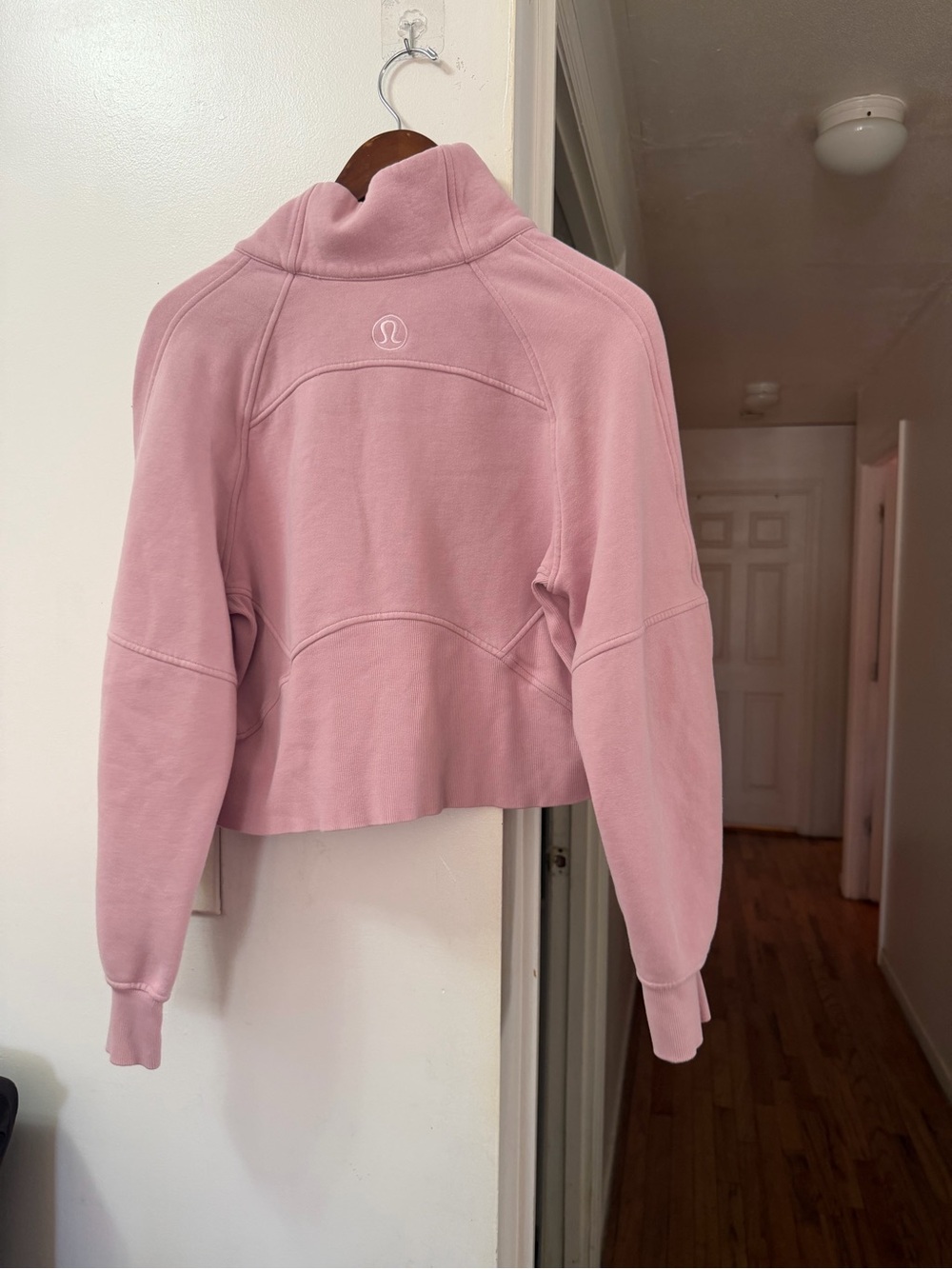 lululemon athletica Dusty Pink Cropped Pullover Hoodie